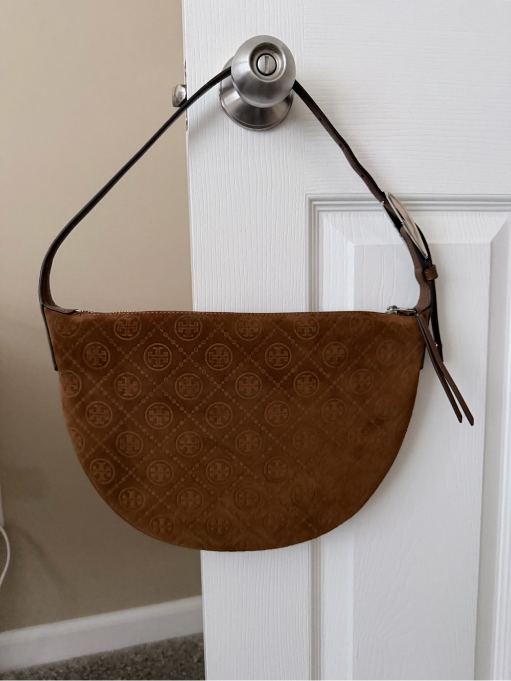 Tory Burch suede shoulder bag